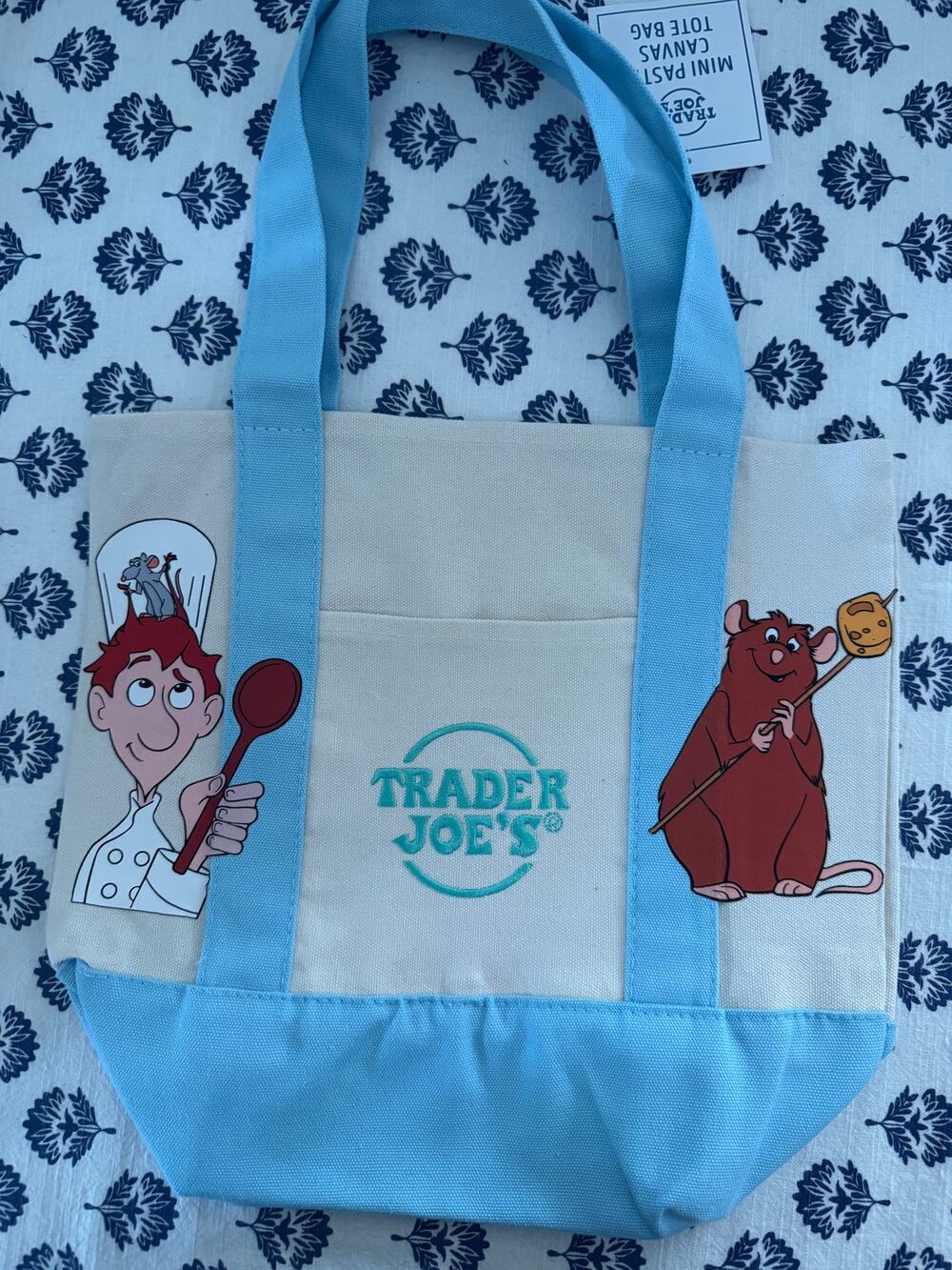 Disney Remy Ratatouille Custom Made Trader Joes Mini Tote